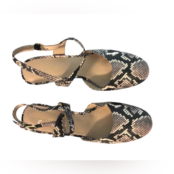 Stuart Weitzman Avenue 130 natural Snake Print Platform stilettos size 11 new - Picture 7 of 8